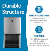 Bobrick Silver / Satin / 6" Width x 6" Depth x 11" Height Categories