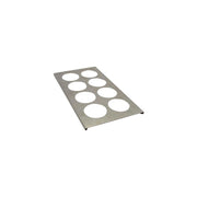 FIFO 8-Hole Bottle Organizer for 1/3-Size Insert Pan by FIFO Innovations – stainless steel, Multi-color, Model 7010-800