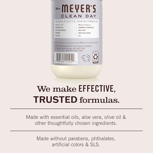 Mrs. MEYER'S Lavender / 12.5 Fl Oz (Pack of 1) / 3 Hand Wash