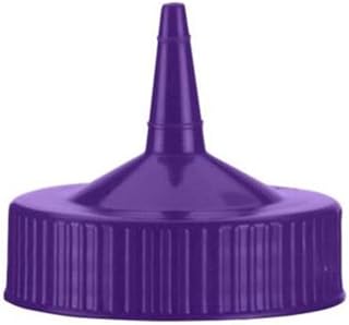 Vollrath Wide Mouth Squeeze Bottle Cap - Fits 16 32 oz Purple