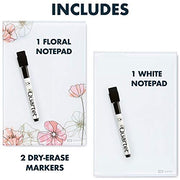 Quartet Floral / Desktop Notepad (2pk) / 9" x 6" Dry Erase Boards