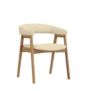 Solid Rubberwood Dining Chairs Set of by Starlight Canyon Home – Rubberwood, Brown, Pack of 2