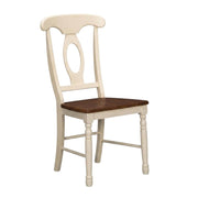 British Isles Merlot- Finish Side Chair Set by Starlight Canyon Home – Solid Rubberwood, Brown, Pack of 2