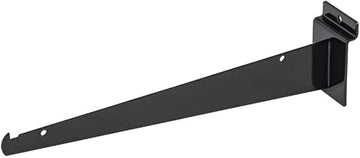 Slatwall Shelf Bracket 12" Black