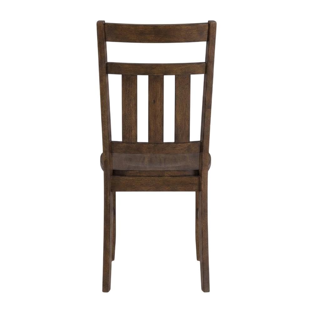 Turino Rustic Umber Side Chair in Brown by Furnifact – Rubberwood,Plywood, Brown, Pack of 2