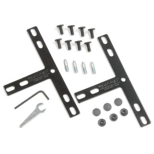 Office Panels 3 Way Connector Kit for 60"H Panel by Global Industrial – Steel, Black, Model 238648