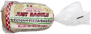 Just Bagels Tuscan Pizza Bagel - 48 per case.
