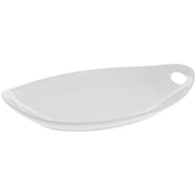 Oval Platter w/ Handle by BIA Cordon Bleu – 15 inches, Porcelain, White, Model VZS-003