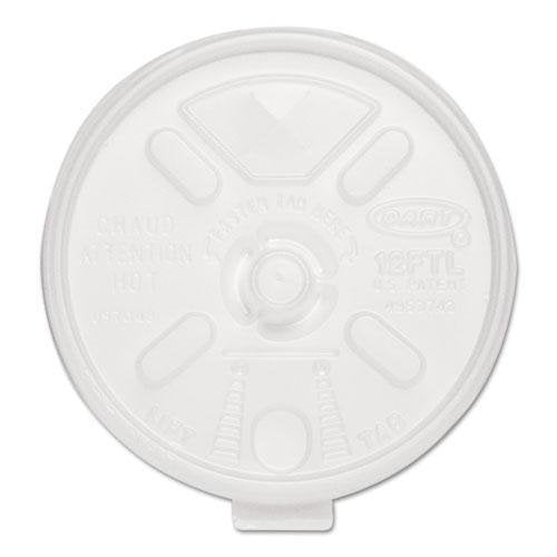 DCC12FTLS - LiftnLock Lids – 10.0 ounces, Plastic, Translucent, Model 1858101