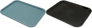 Carlisle FoodService Cafe Plastic Fast Food Trays (12" x 16") and (17.87" x 14" x 0.98")