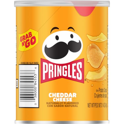 Pringles Cheddar Cheese / 1.4 Ounce (Pack of 12) / No Color Potato