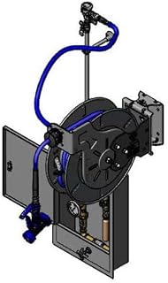 T&S Brass, B-7142-U05WS5, Hose Reel System, 3/8" ID x 50' SS Open