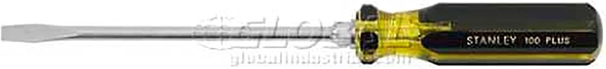 Stanley 66-013 100 Plus Standard Slotted Tip Screwdriver, 5/16-Inch X 8-Inch