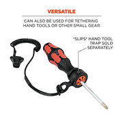 Ergodyne Black / 3-Pack / Coil Lanyard - Clamp - 2lbs Restraint Ropes & Lanyards