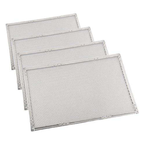 American Metalcraft 11-inch L x 16-inch W (Pack of 4) / Pizza screen / Plateado Pizza Pans & Stones