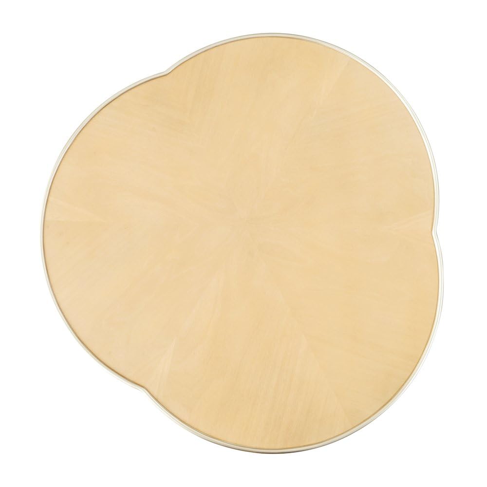 Camellia Field Caramel Cocktail Table with Elegant Rustic Design by Michael Amini – Solid; Manufactured Wood, Caramel, Model N9090204-134