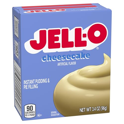 Jell-O CHEESECAKE / 3.4 Ounce (Pack of 1) / White Pudding Mixes
