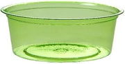 Vegware Compostable Clear Green 2oz Containers Plant-Based PLA Plastic, Case of 2000, Small Portion Condiment Sauce Containers, Renewable Sample Cups, Lid Available, Disposable