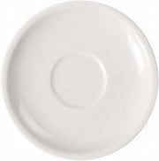 Villeroy & Boch Artesano Original Tea Cup Saucer, Creamy White, 6.25 Inch | Creamy white porcelain saucer, made in Germany, dishwasher and microwave safe, holds biscuits or sugar beside morning coffee