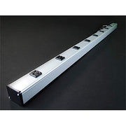 Multi-Outlet Power Unit by Wiremold – 48"L x 2"W x 1.75"H, Aluminum, Gray, Model UL403BD*