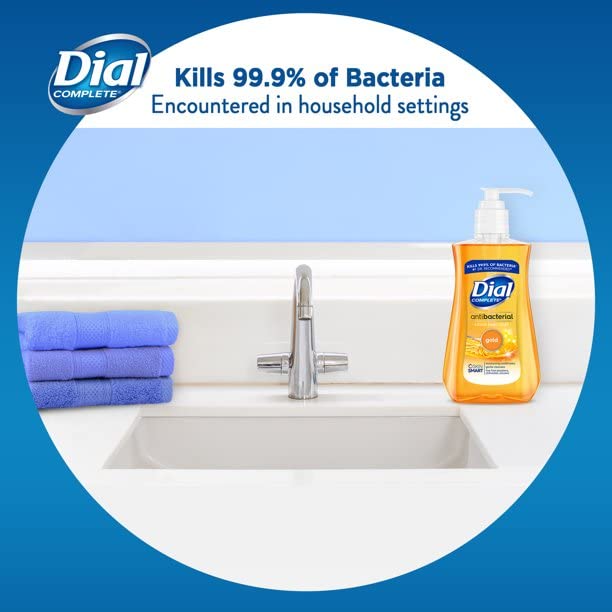 Liquid Antimicrobial Liquid Soap by Dial – 7.5 Fl Oz (Pack of 1), Orange, Model DIA84014