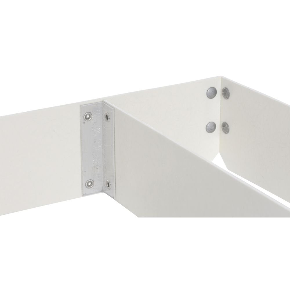 Bun Pan Extender Fiberglass Full Size 2-Section Divided Lengthwise - 3"H by MOLDED FIBERGLASS TRAY CO – 3.0 inches, Fiberglass, White, Model 1764011537