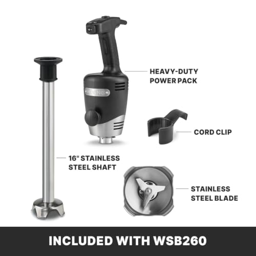 Waring 16" Shaft / Stainless Steel / Immersion Blenders Countertop Blenders