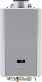 Rinnai RE140iP Non-Condensing Propane Tankless Water Heater | 5.3 GPM, 140k BTU, Indoor Installation, Endless Hot Water, Energy Efficient, Save Space