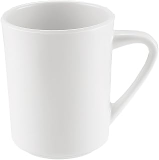 CAC Melamine Sierra Mug White 8oz 3", Box of 48