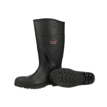 Pilot G2 Safety Toe Knee Boot by TINGLEY – 12 Women/10 Men, Polyvinyl Chloride, Black, Model 31261