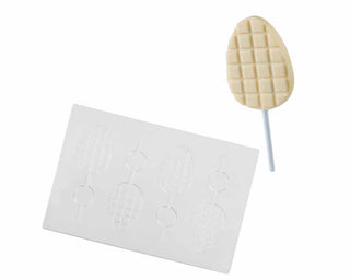 Plastic Lollipop Mold by Martellato – Plastic, Clear, Pack of 2, Model 20L001