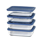 Anchor Hocking Navy / Large / 1.4 liters Container Sets