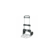 Aluminum/Polyurethane Folding Hand Trucks by Wesco – Aluminum/Poly, Black/Silver, Model 220650