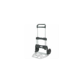 Aluminum/Polyurethane Folding Hand Trucks by Wesco – Aluminum/Poly, Black/Silver, Model 220650
