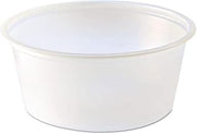 Fabri-Kal PC325 Portion Cups, 3 1/4 oz, Translucent, 125 Per Sleeve (Case of 20 Sleeves)
