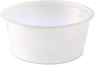 Fabri-Kal PC325 Portion Cups, 3 1/4 oz, Translucent, 125 Per Sleeve (Case of 20 Sleeves)