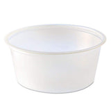 Portion Cups by Fabri-Kal – 3.3 ounces, Polystyrene, Translucent, Pack of 2500, Model PC325