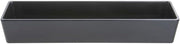 HUBERT Modular Food Bar Pan 1/2 Size Long Black Melamine - 19 3/8" L x 5 4/5" W x 3" H