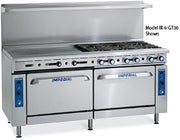Imperial Commercial Restaurant Range 72" Griddle With 2 Standard Ovens Propane Model Ir-G72