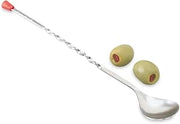 Vollrath S/S 11" Bar Spoon w/Red Tip