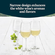 Libbey Classic White 6 / 6 count / Elegant Wine Glasses