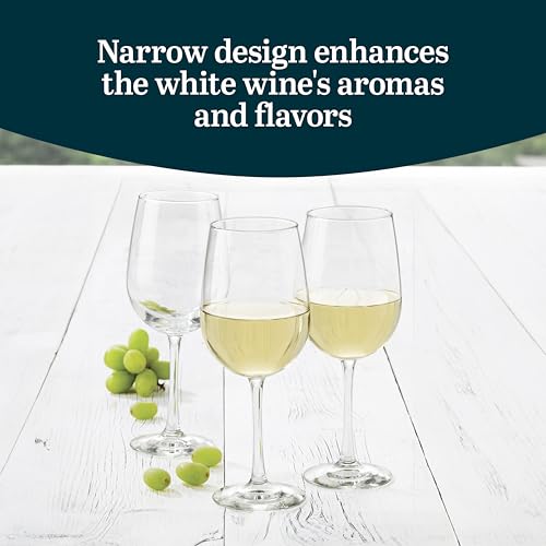 Libbey Tall White 6 / 6 count / Vina Wine Glasses