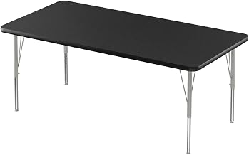 Correll Laminate Activity Tables with Black Granite Finish A3060TF-REC-07-14-09