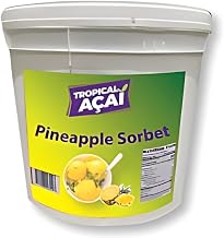 Tropical Acai 3 Gallon Brazilian Style Sorbet (Pineapple)
