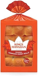 King's Hawaiian Original Hawaiian Sweet Rolls 12 CT (Pack of 6)