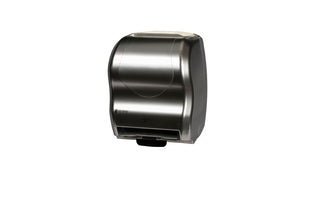 Summit Hybrid Roll Paper Towel Dispenser by San Jamar – 16.5" x 13" x 9.25", Stainless Steel, Silver, Model T8370SS
