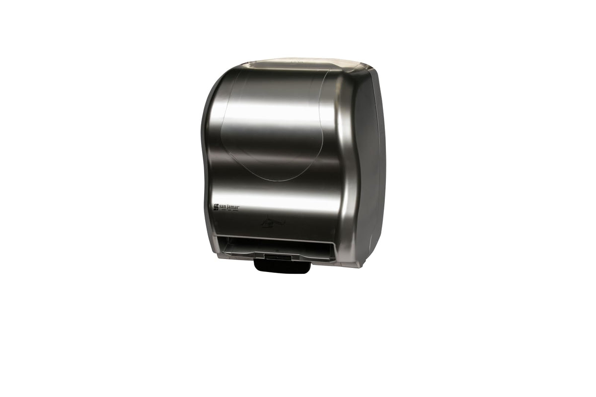 San Jamar Hybrid / Silver / 16.5" x 13" x 9.25" Commercial Paper Hand Towel Dispensers