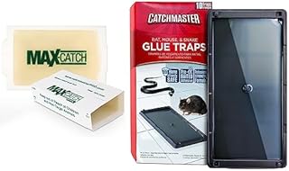 Catchmaster Mouse & Pest Glue Board Bundle, 36 Glue Boards & 6 Pack Large Glue Traps, Rat & Mouse Traps Indoor for Home