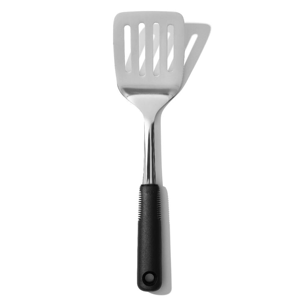 Good Grips Stainless Steel Kitchen Utensil Set - Ladle by OXO – 4-piece Set, Stainless Steel, Silver, Model OXUTENSIL1