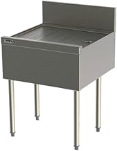 Perlick TSS30 30" Underbar Embossed Top Island Type Drainboard
